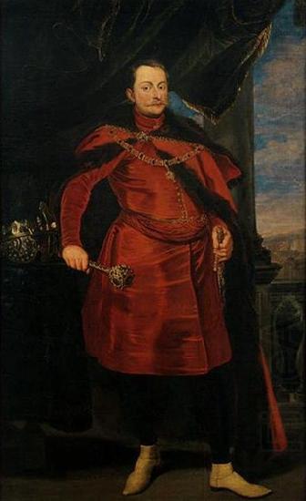 Portrait of prince Wladyslaw Vasa in Polish costume, Peter Paul Rubens
